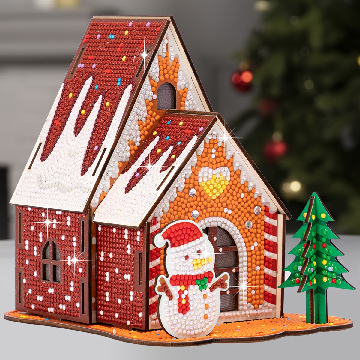 Christmas House | Construction Kit | Diamond Painting