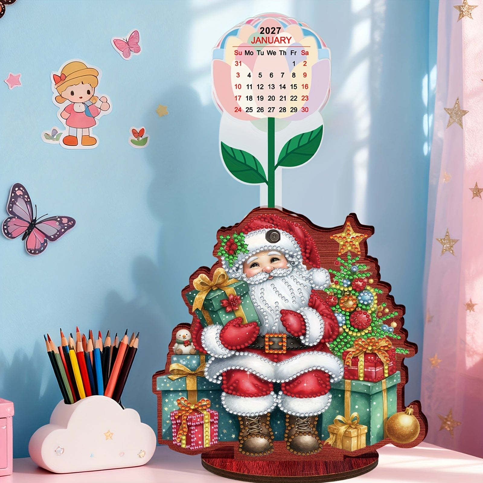 Sitting Santa Claus | Calendar | Diamond Painting