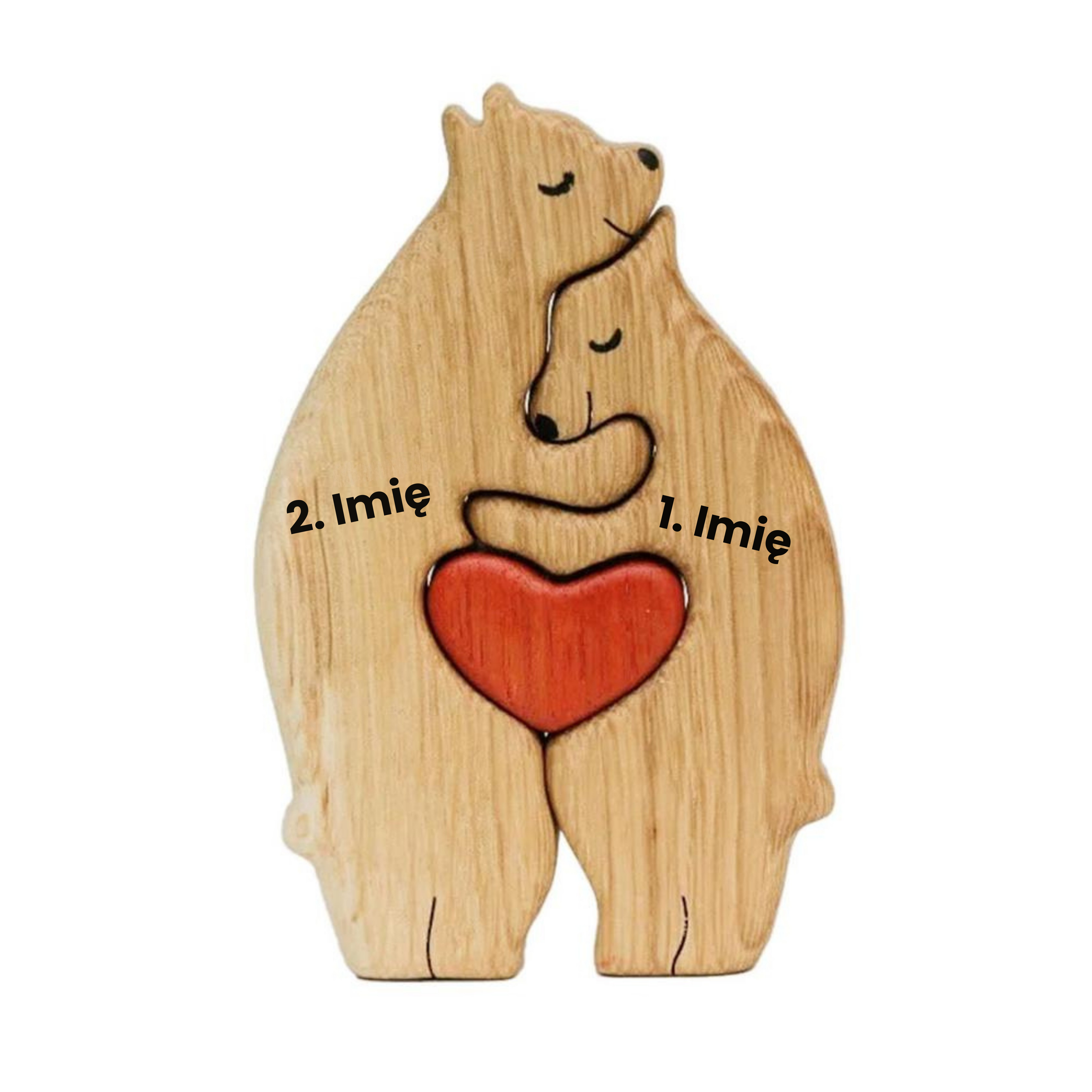 Wooden Bear Family | Personalized, Unique, and Original
