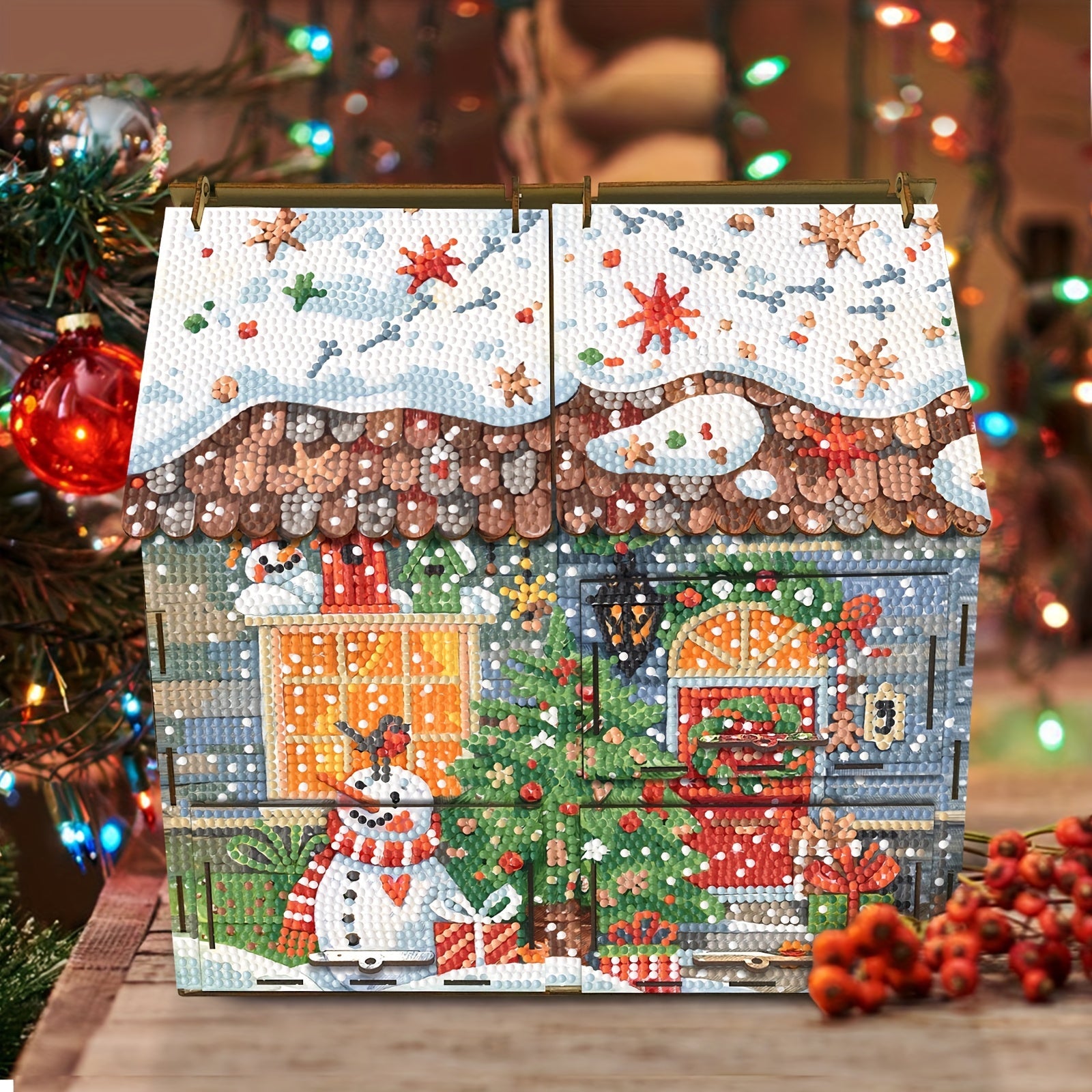 House with drawers | Building kit | Diamond painting