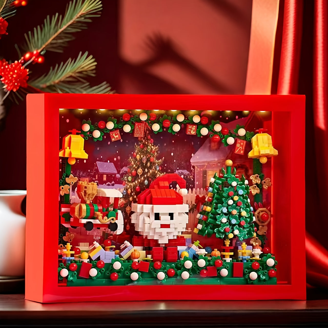 Beautiful Christmas Painting | Building Blocks