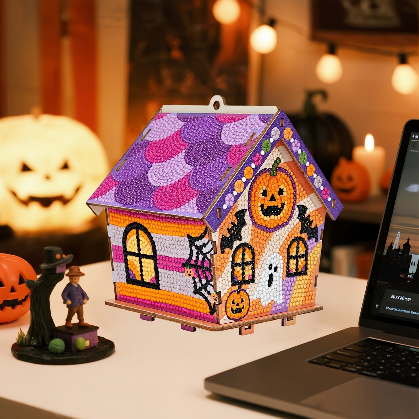 Halloween House | Hanger | Diamond Painting
