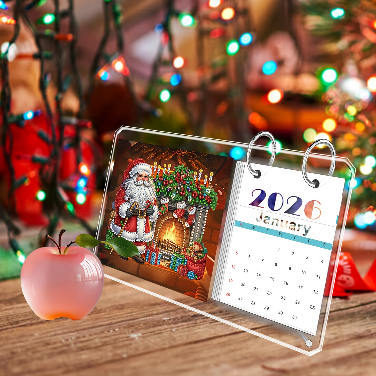Santa Claus | Standing Calendar | Diamond Painting