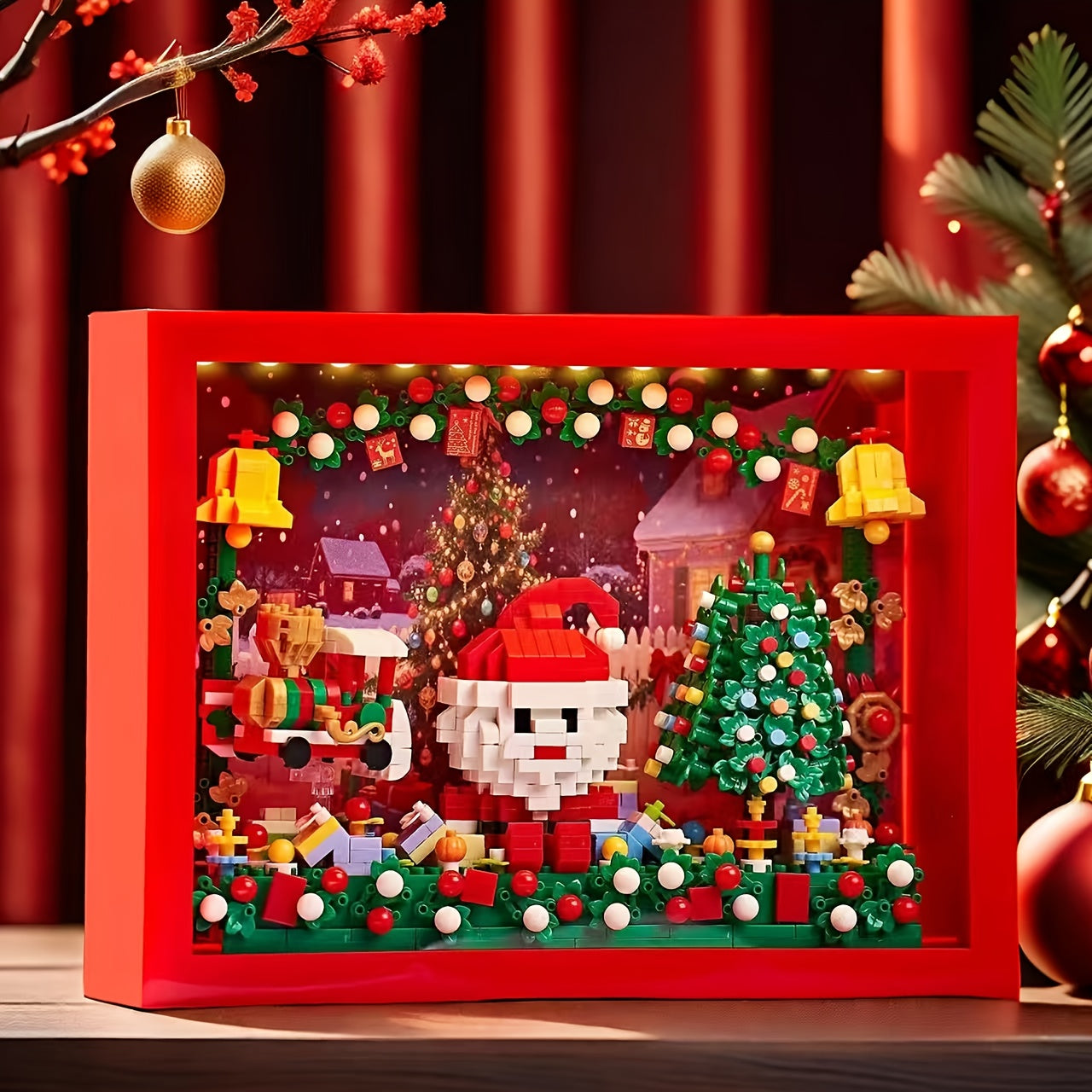 Beautiful Christmas Painting | Building Blocks