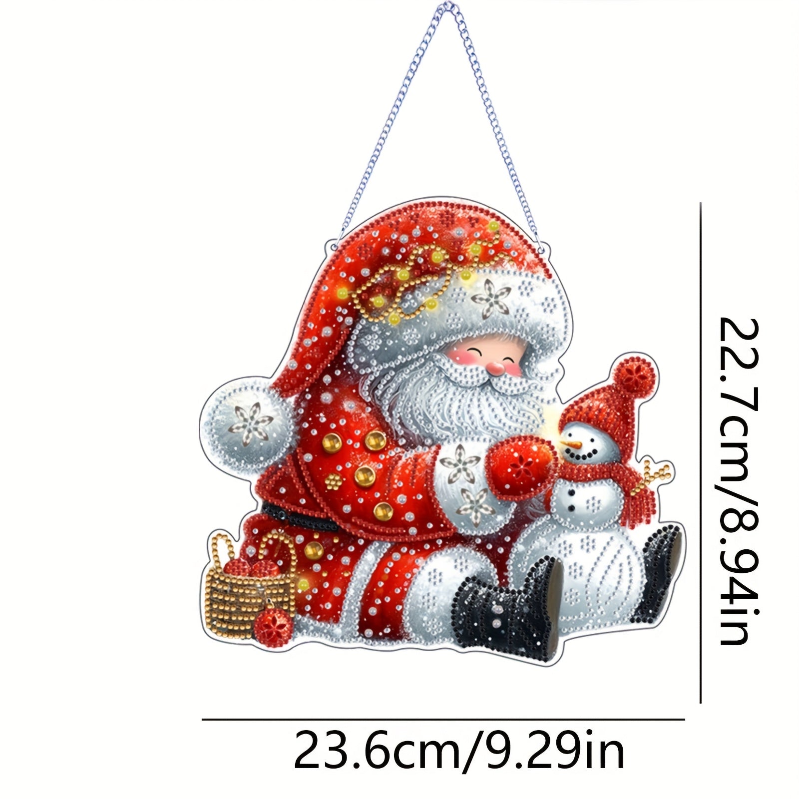 Christmas Santa Diamond Painting Decoration Hanger