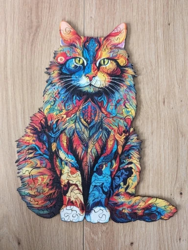 Tough Cat | Wooden Puzzle