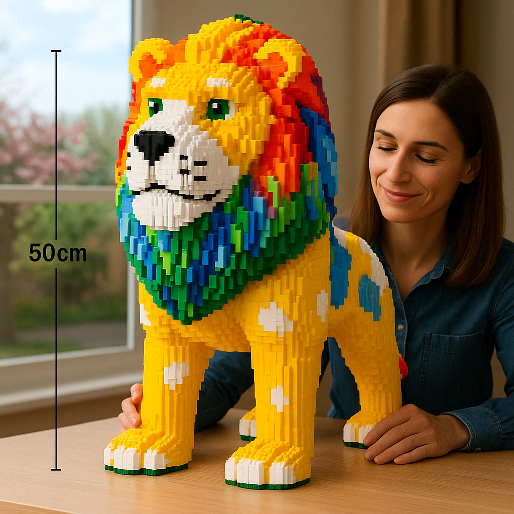 Stylish Lion | Building Blocks