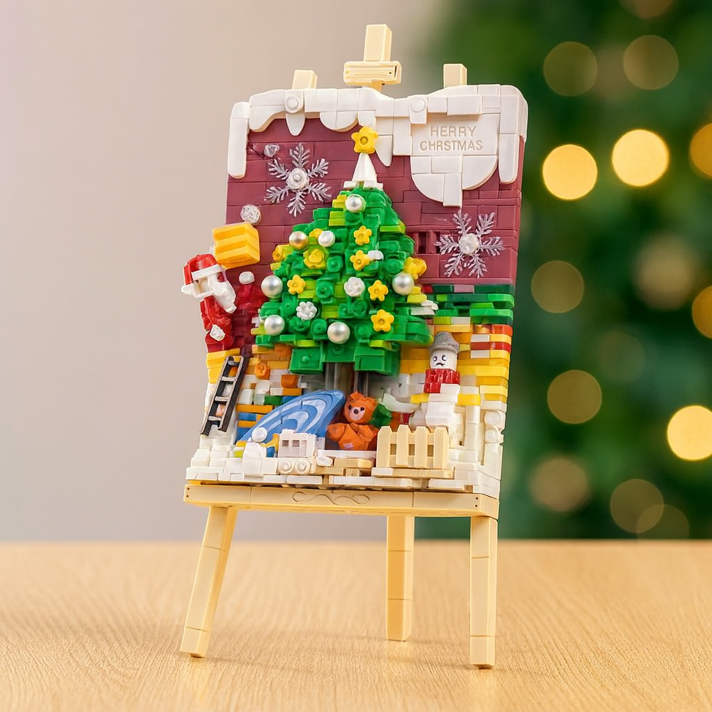Christmas Painting | Building Blocks