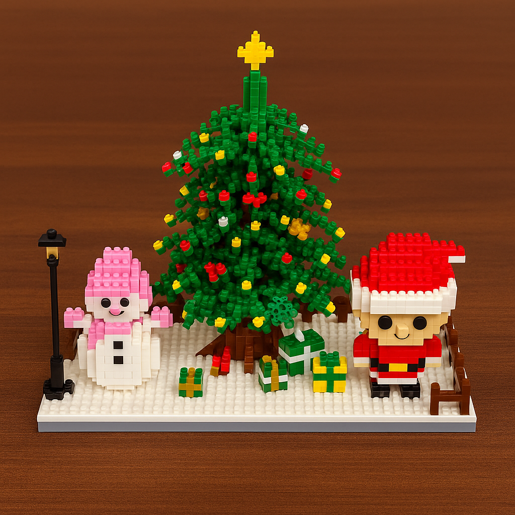 Christmas building plate | Building blocks