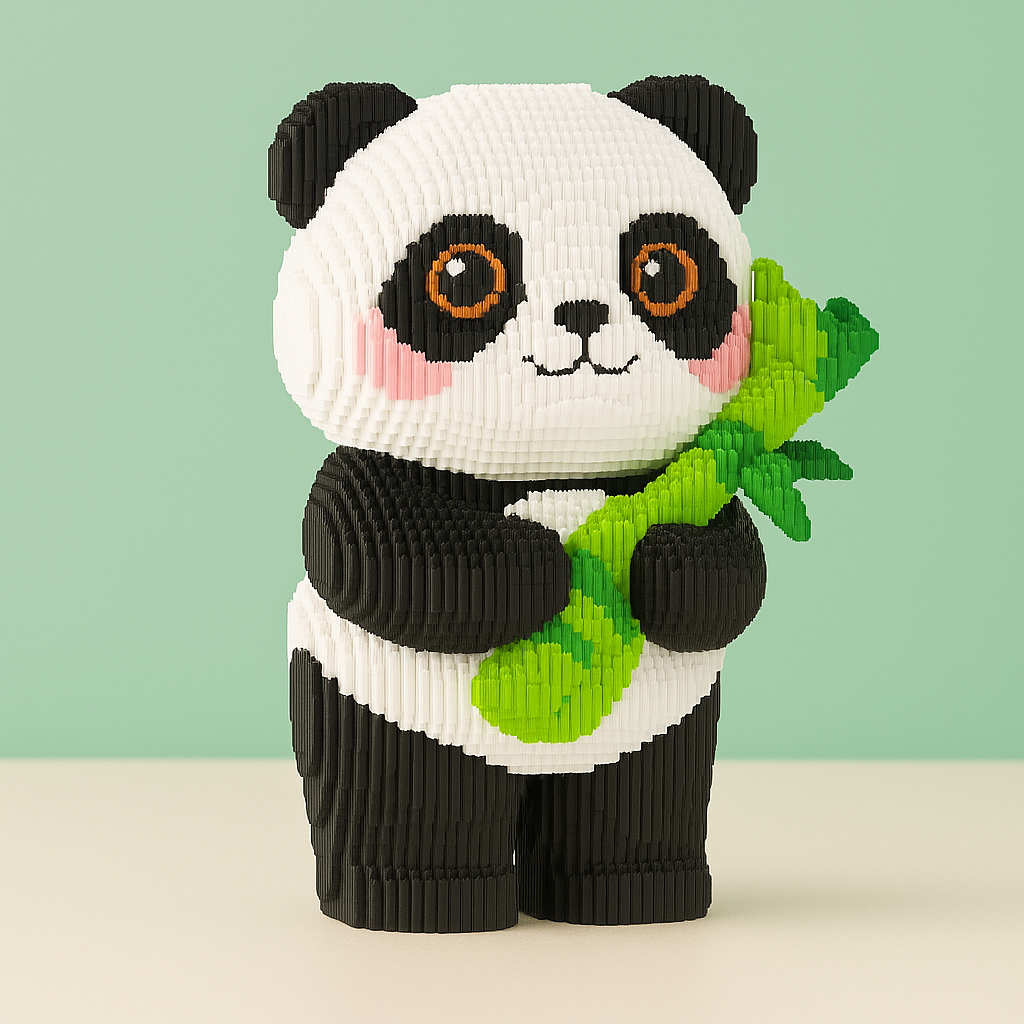 MEGA Panda with Bamboo | Building Blocks