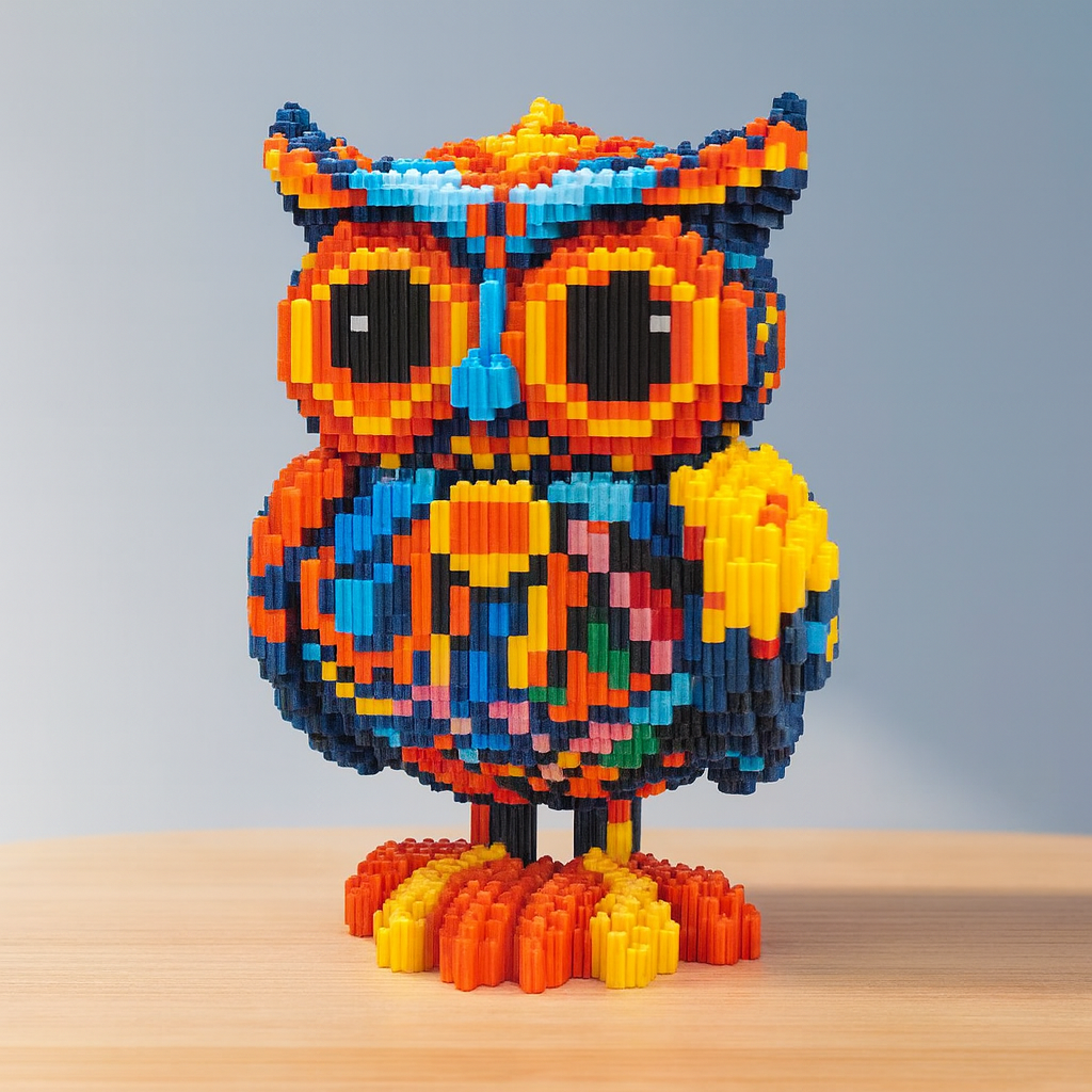 Colorful Owl | Building Blocks