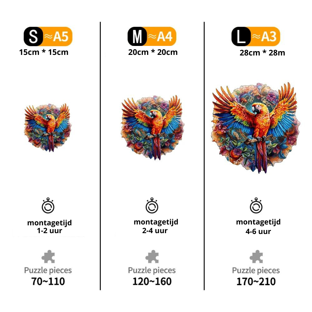 Parrot | Wooden Puzzle