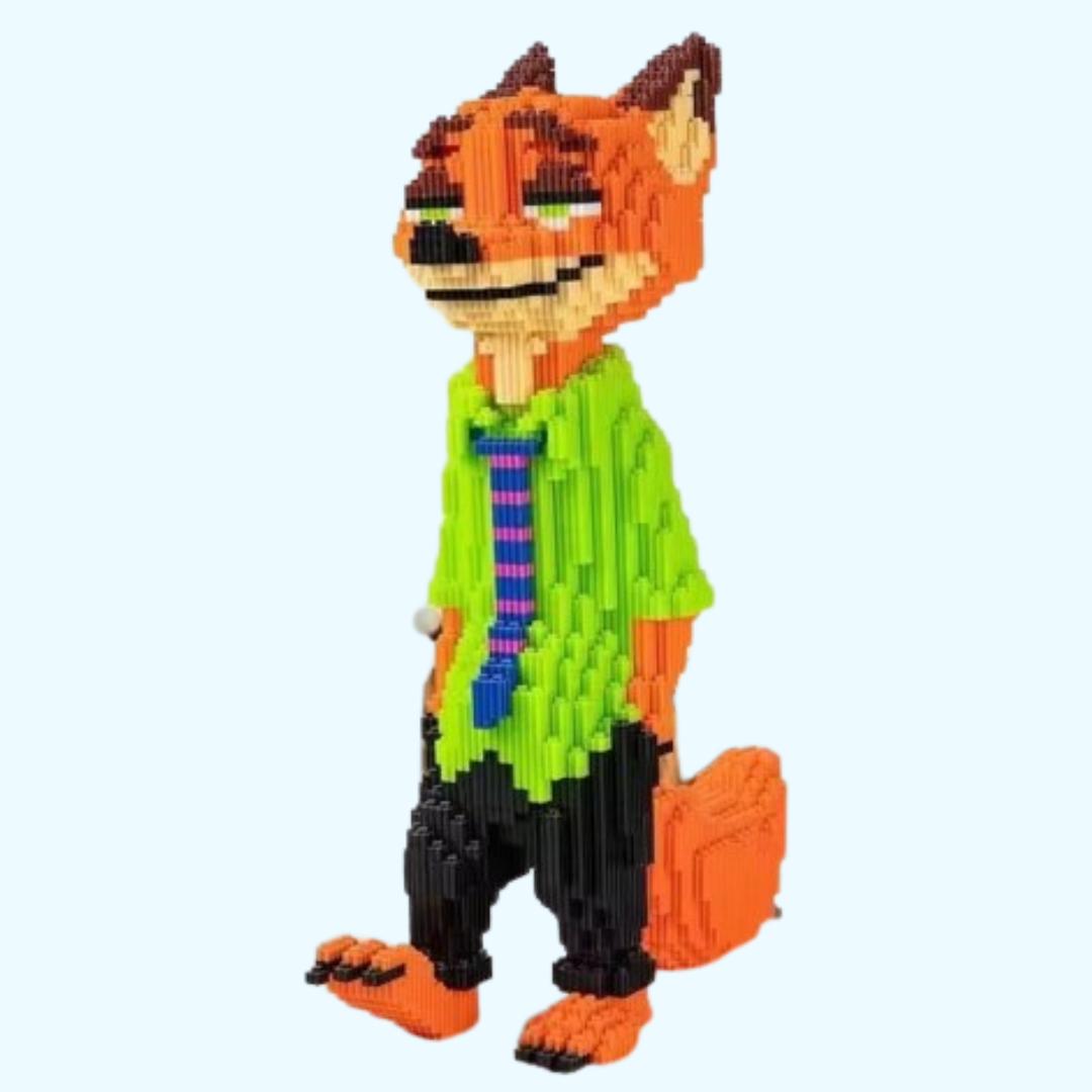 Vos in green suit | Building blocks