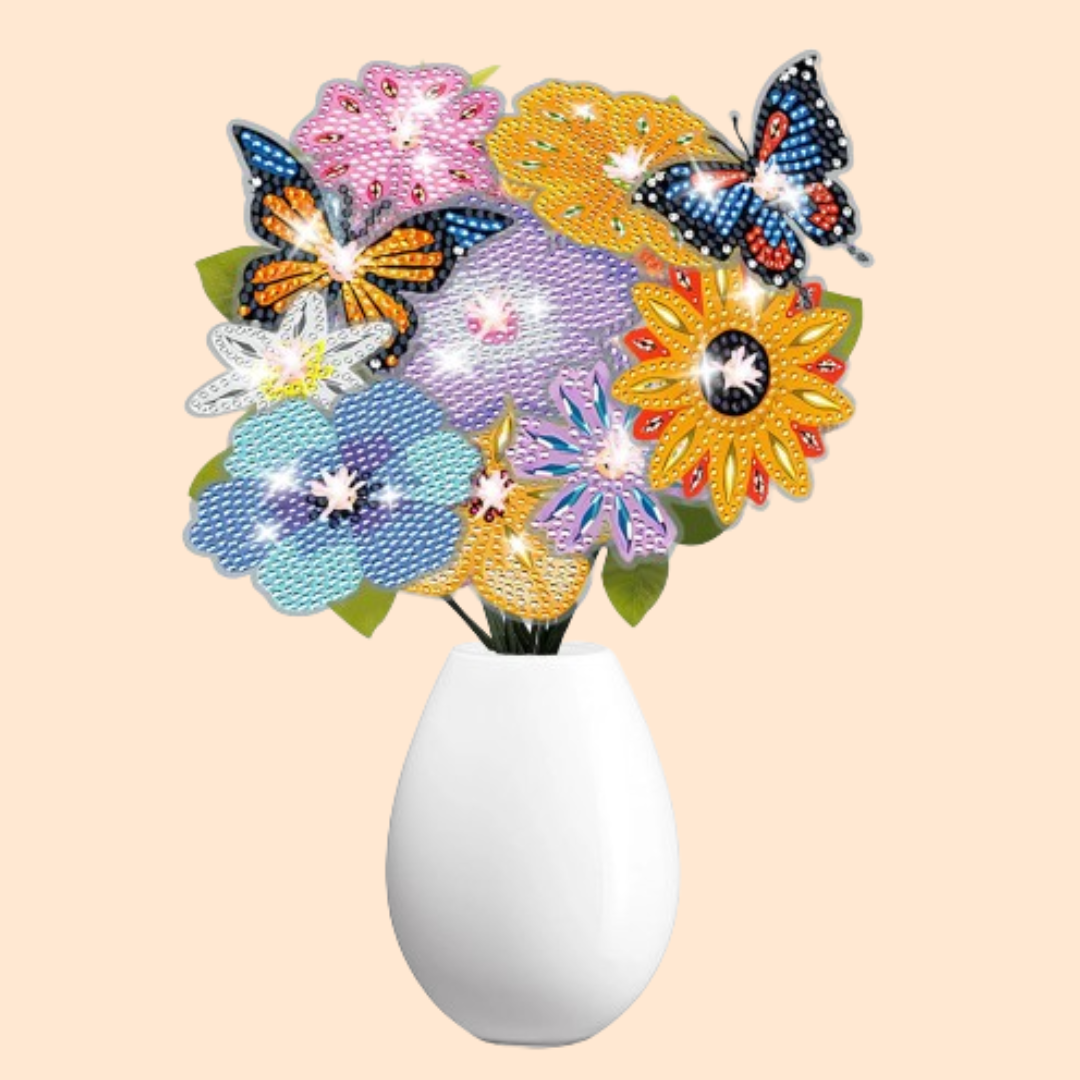 Beautiful flower bouquet | Diamond painting