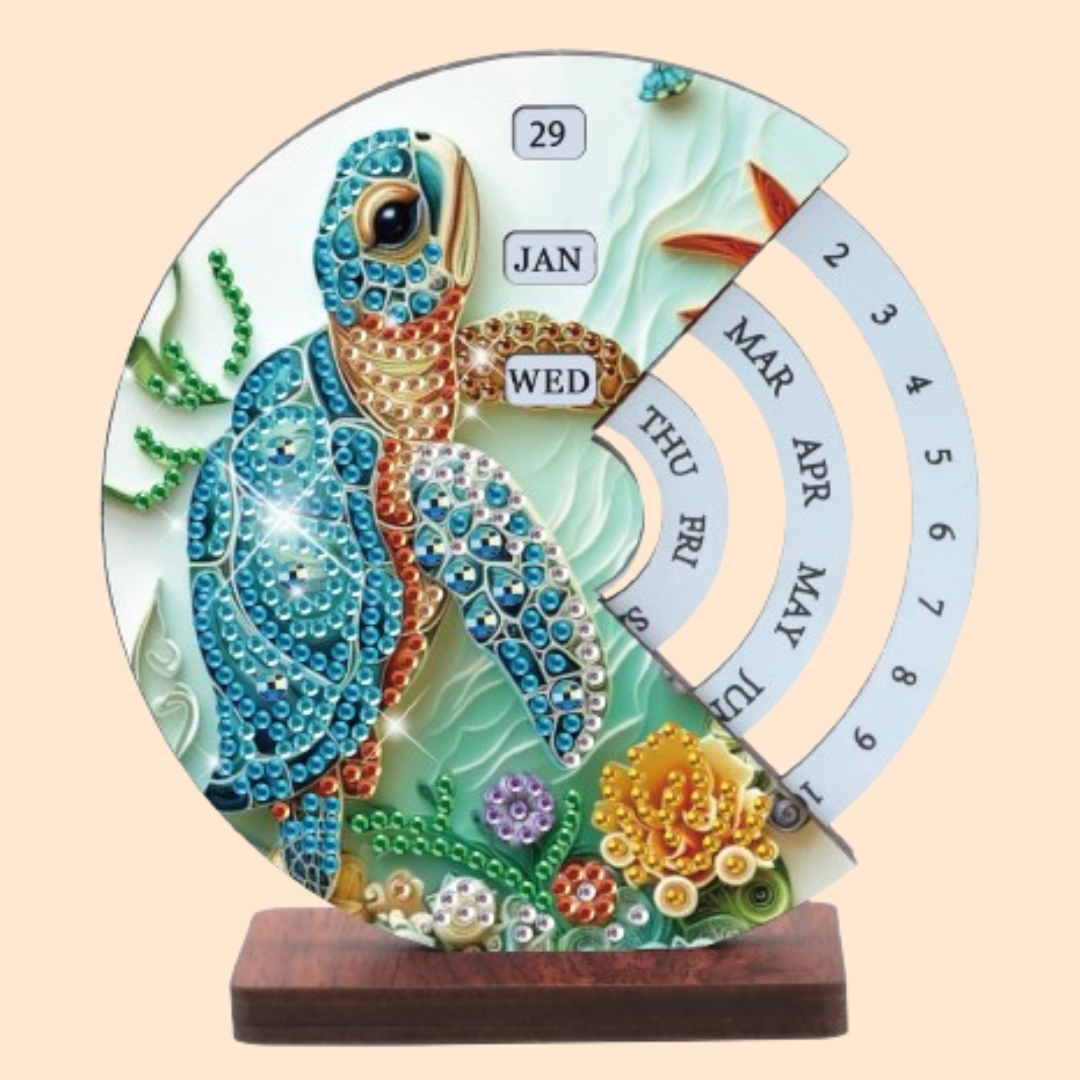 Turtle | Calendar | Diamond Painting