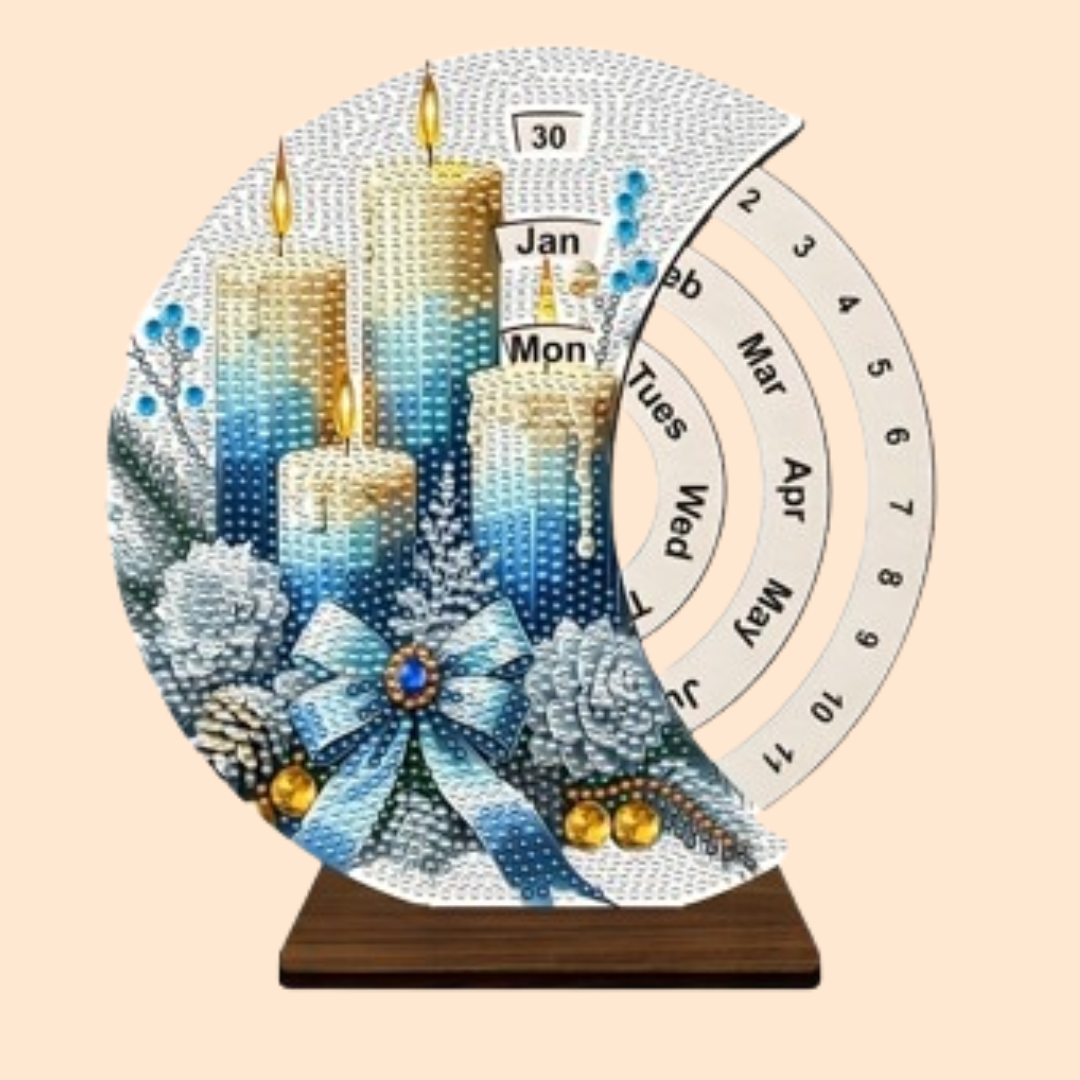 Candles | Calendar | Diamond Painting