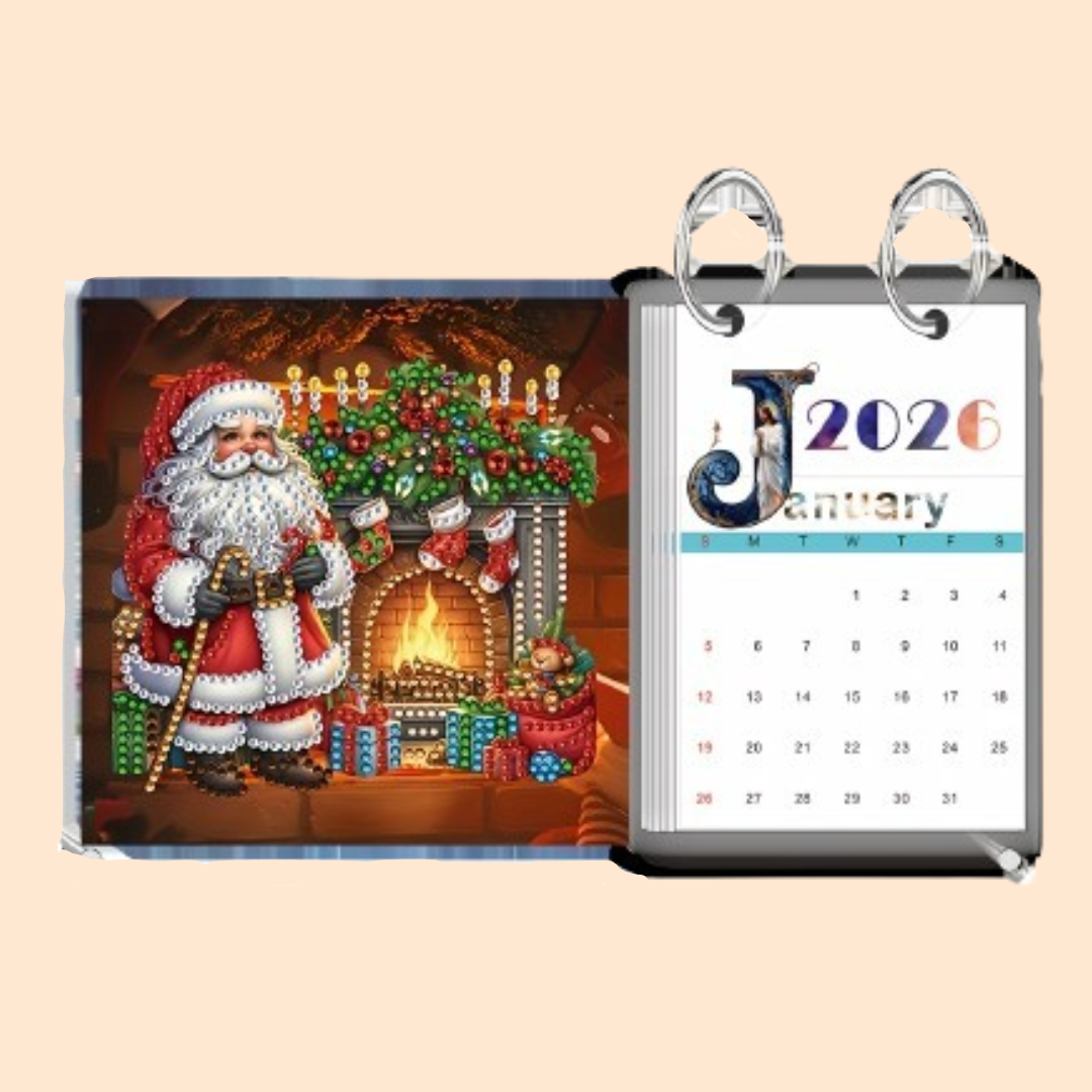 Santa Claus | Standing Calendar | Diamond Painting
