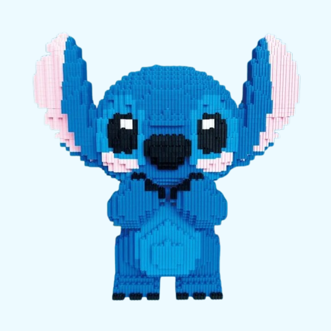 Blue creature lego set