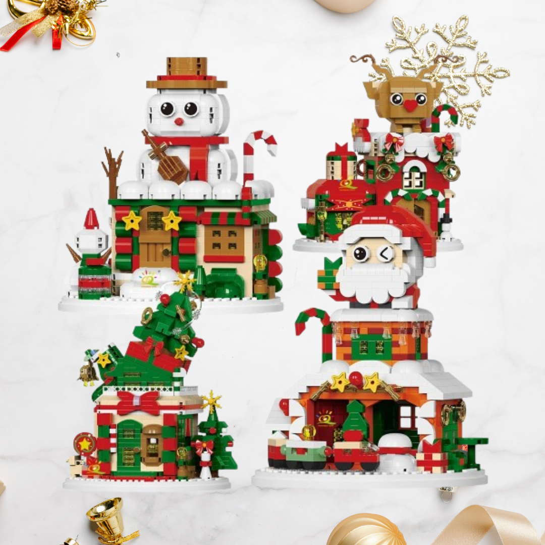 Beautiful Christmas Houses | Building Blocks