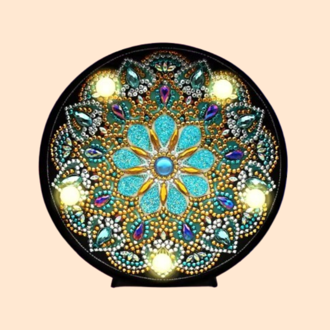 Mandala LED Night Light | Diamond Painting