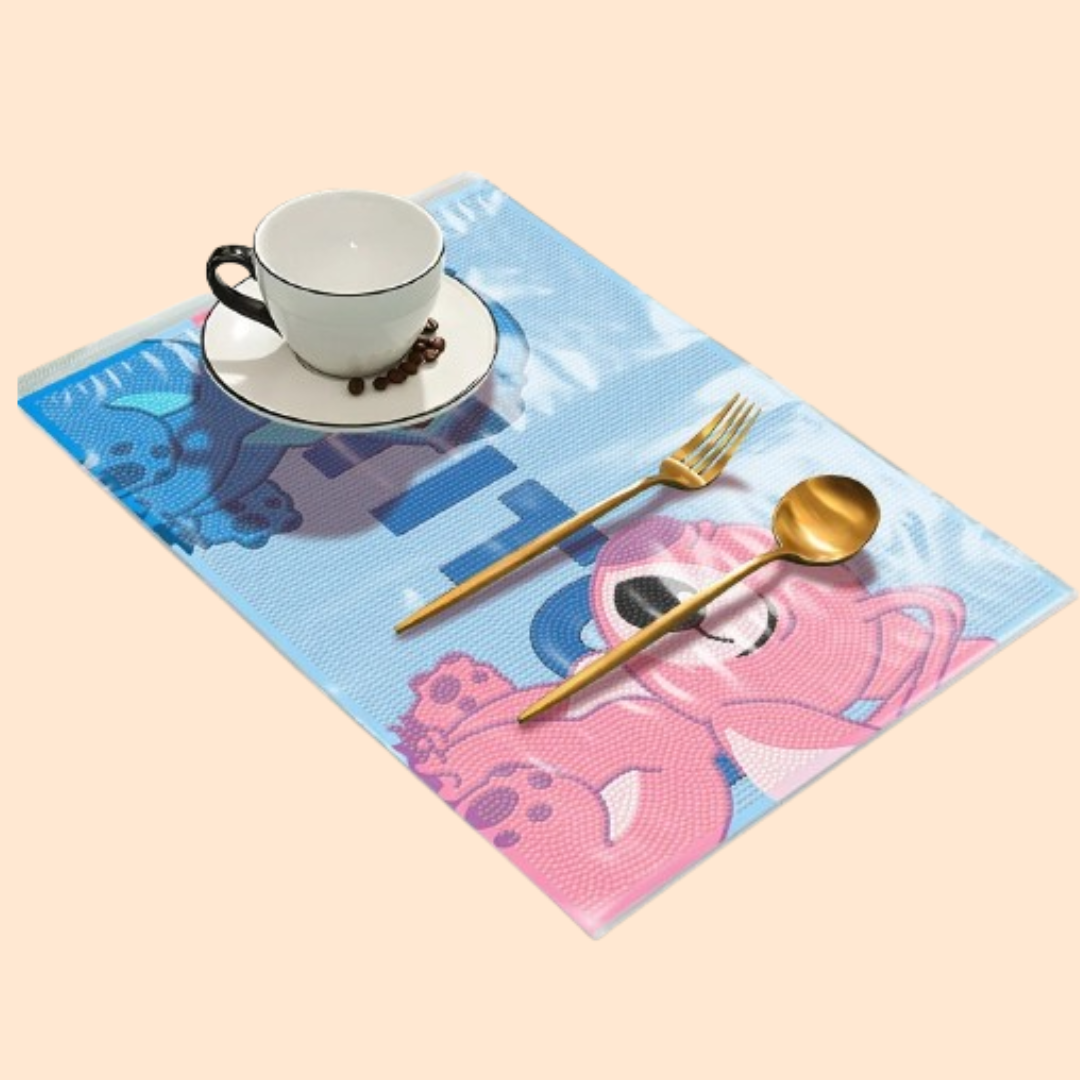 Blue Creature Placemat | Diamond Painting