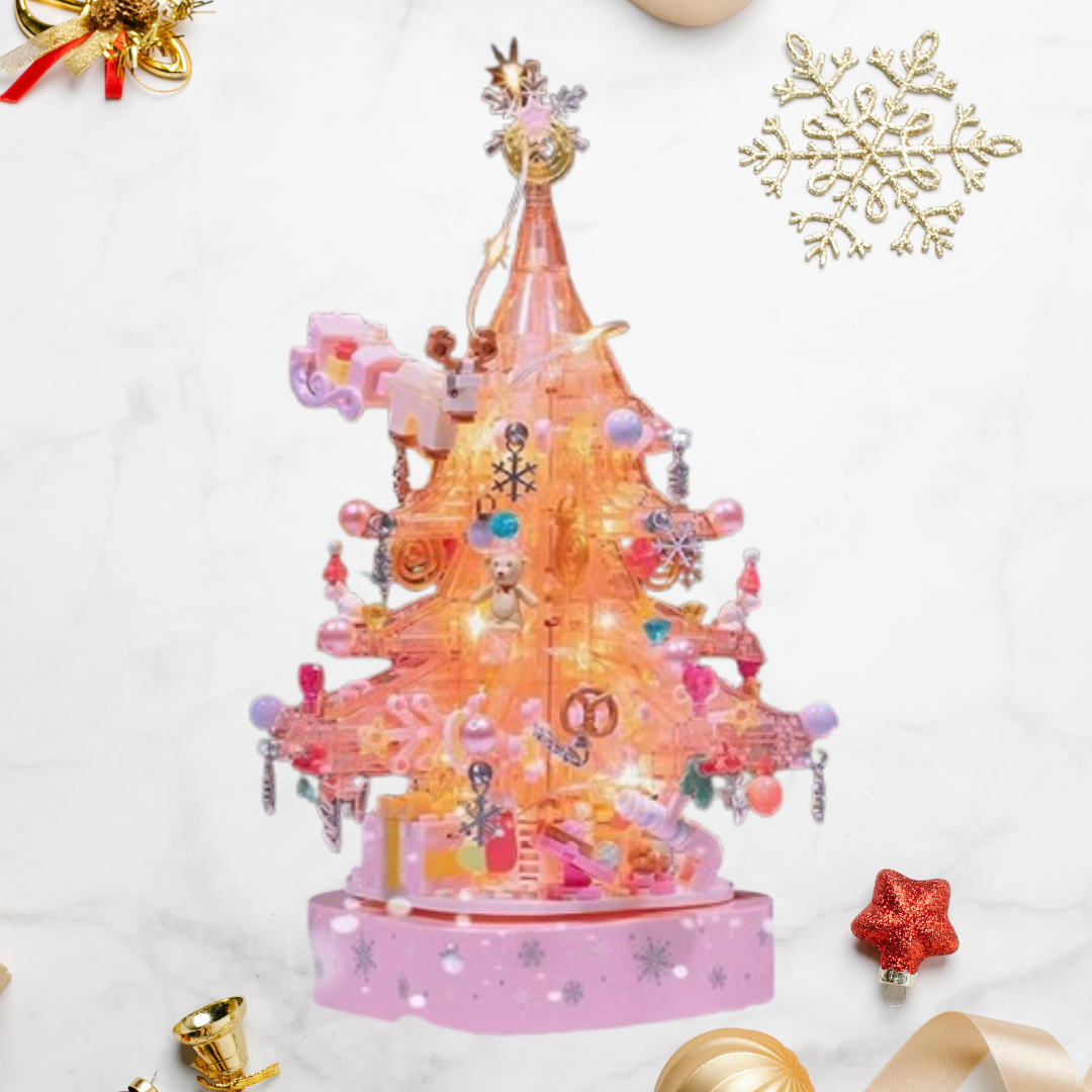 Pink Christmas Tree | Building Blocks
