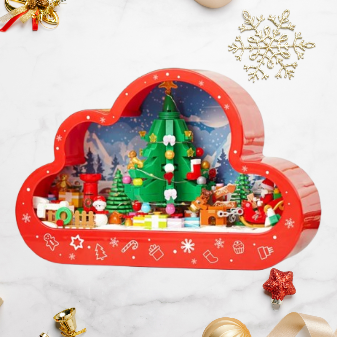 Christmas Village in Cloud | Building Blocks