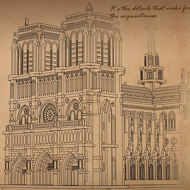 Notre Dame | Wooden Construction Kits