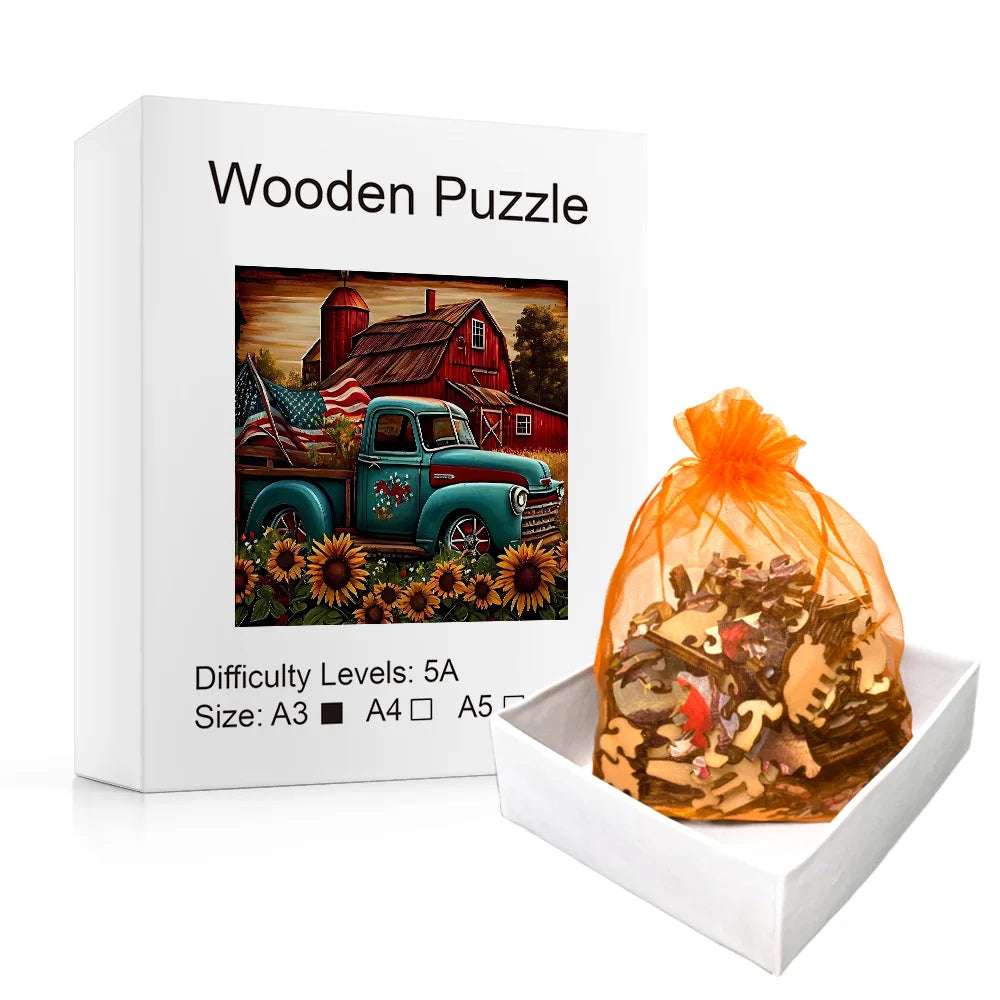 American Car | Wooden Puzzle