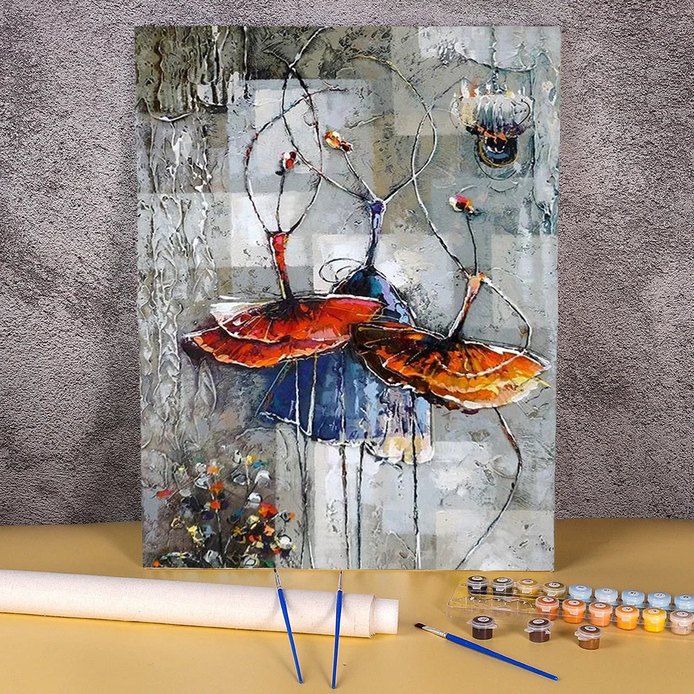 Ballerina in Motion - Paint by Numbers