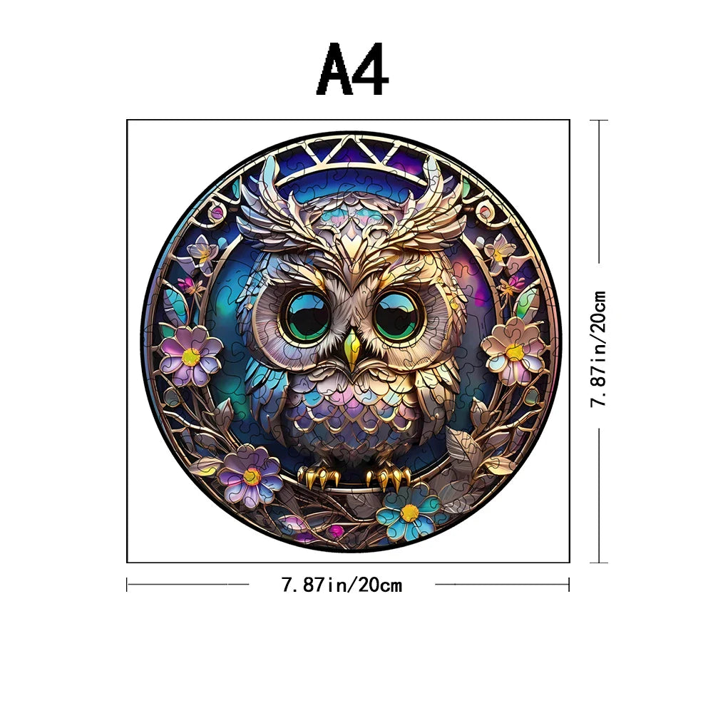 Funny Owl | Wooden Puzzle