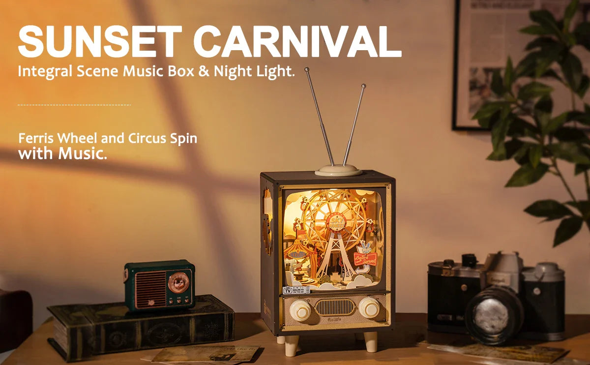 Carnival Music Box | Wooden Building Kits