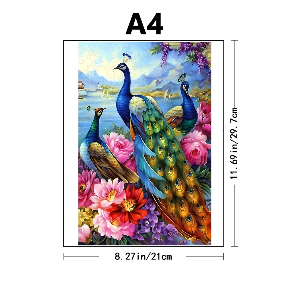 Peacocks | Wooden Puzzle