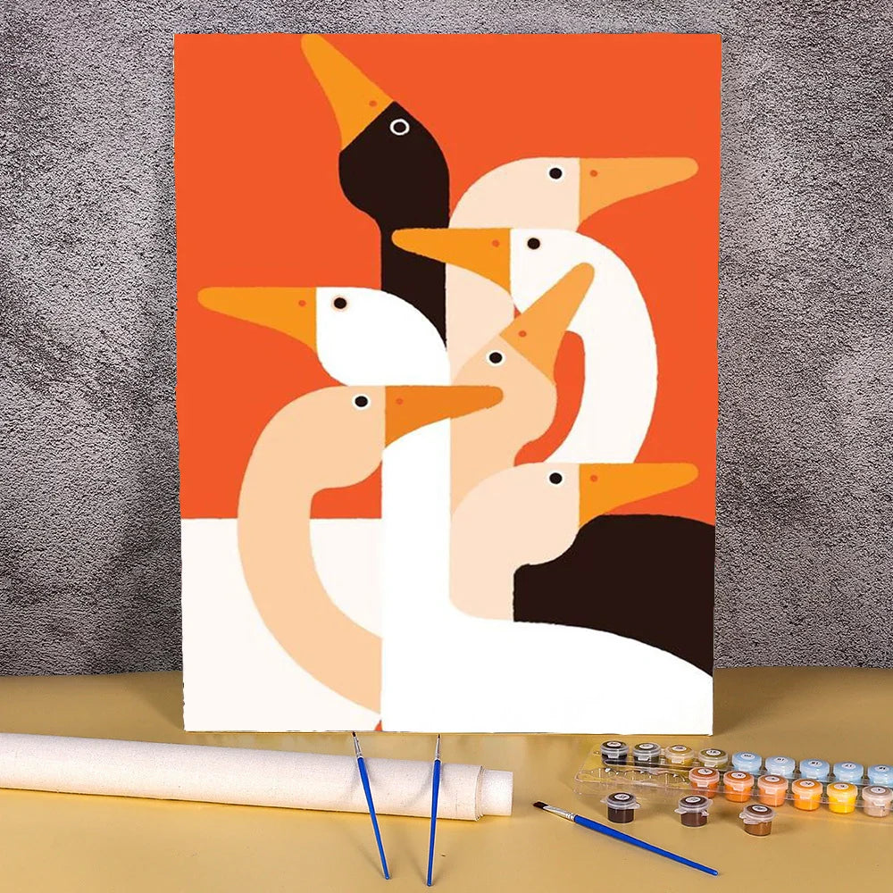 Duck | Number Painting