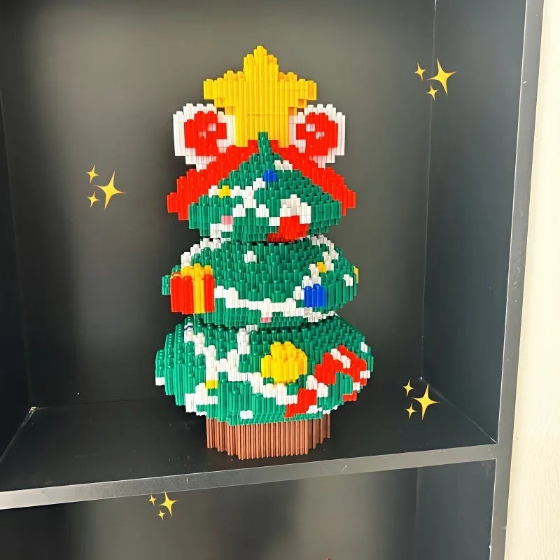 Christmas tree with decorations | Building blocks