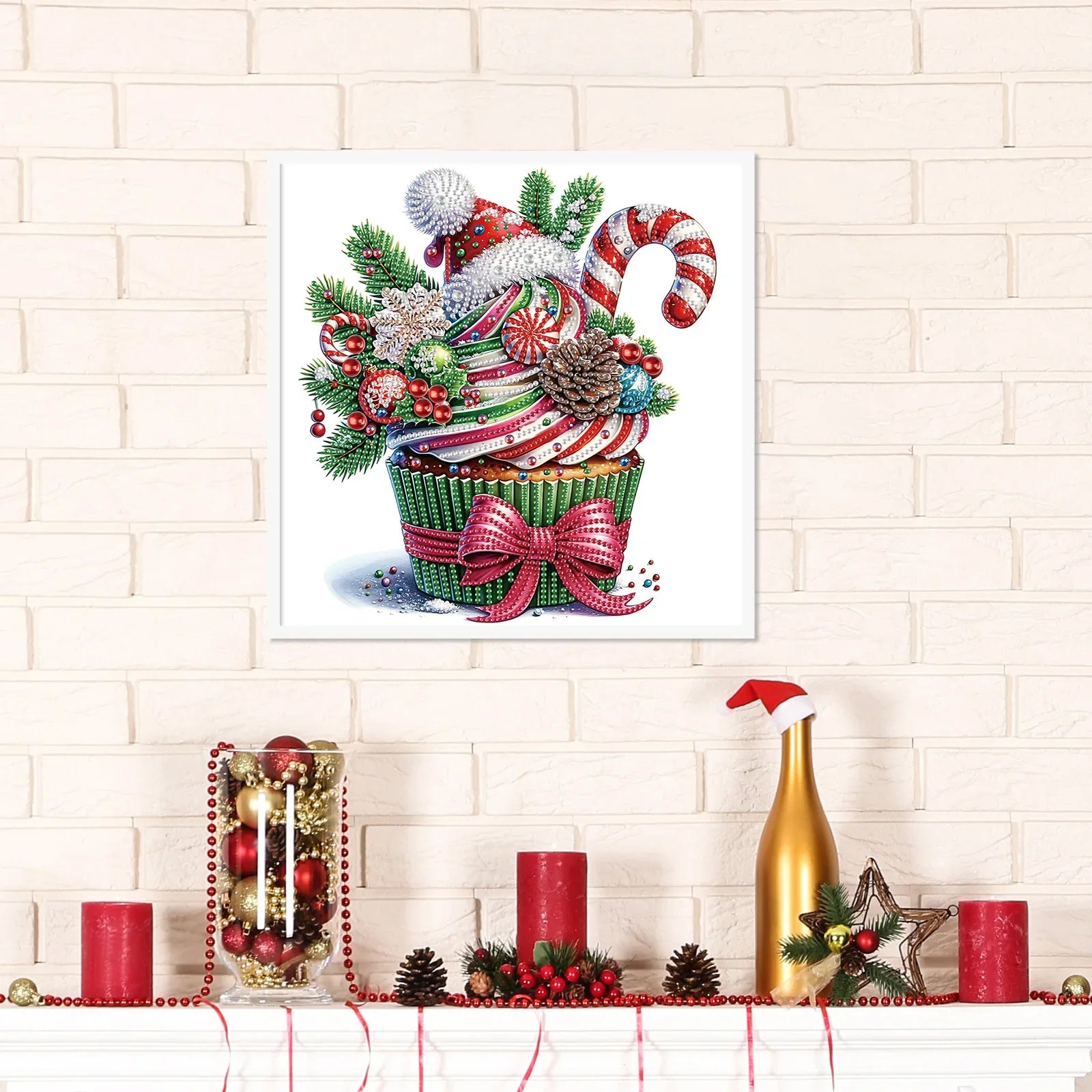 Christmas Cupcake | Diamond Painting