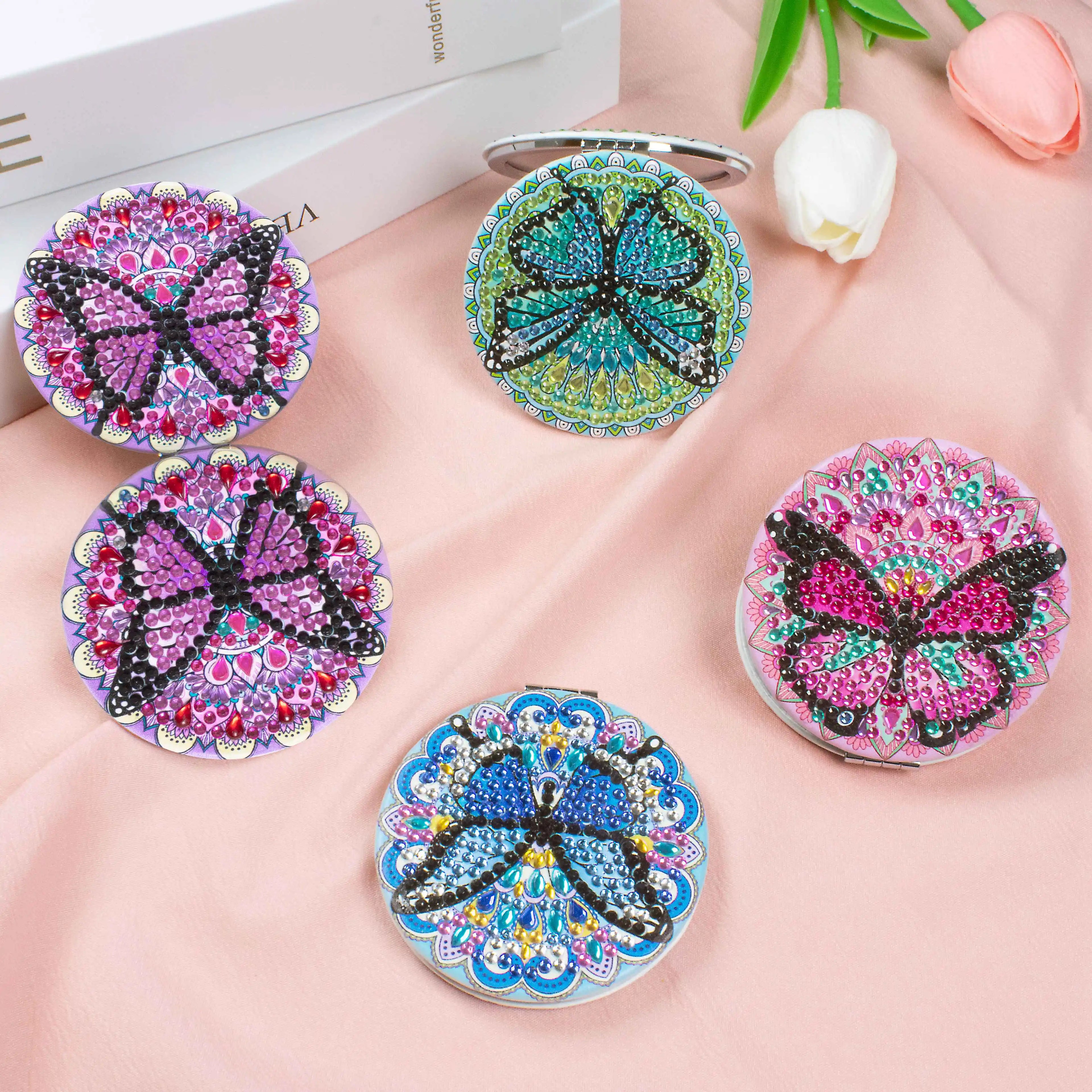 Butterfly Mirror | Diamond Painting