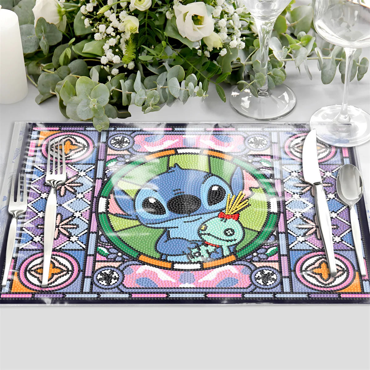 Blue Creature Placemat | Diamond Painting