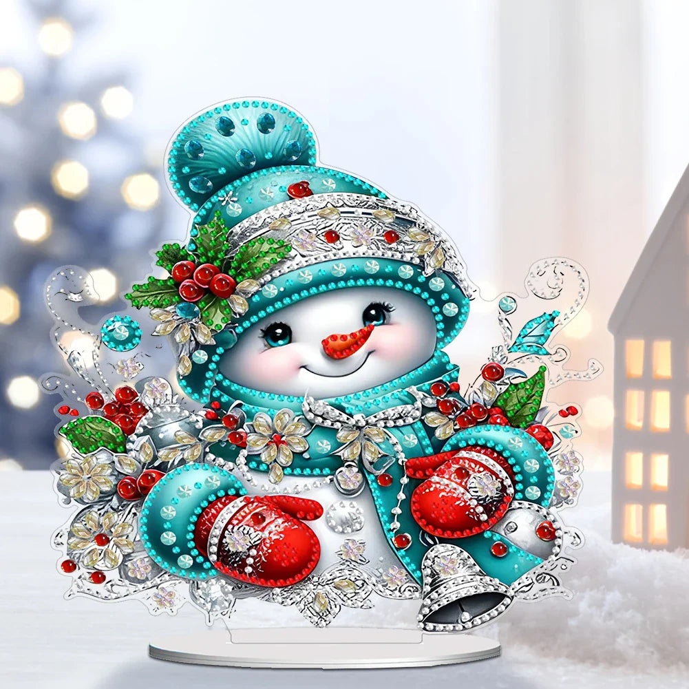 5D Snowman Diamond Painting