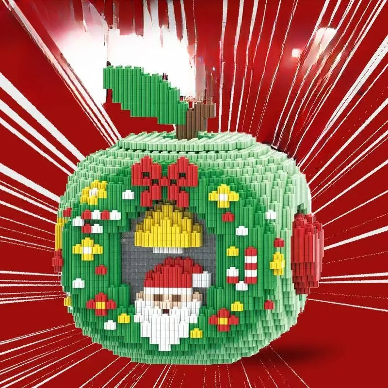 3D Christmas Apple | Building Blocks