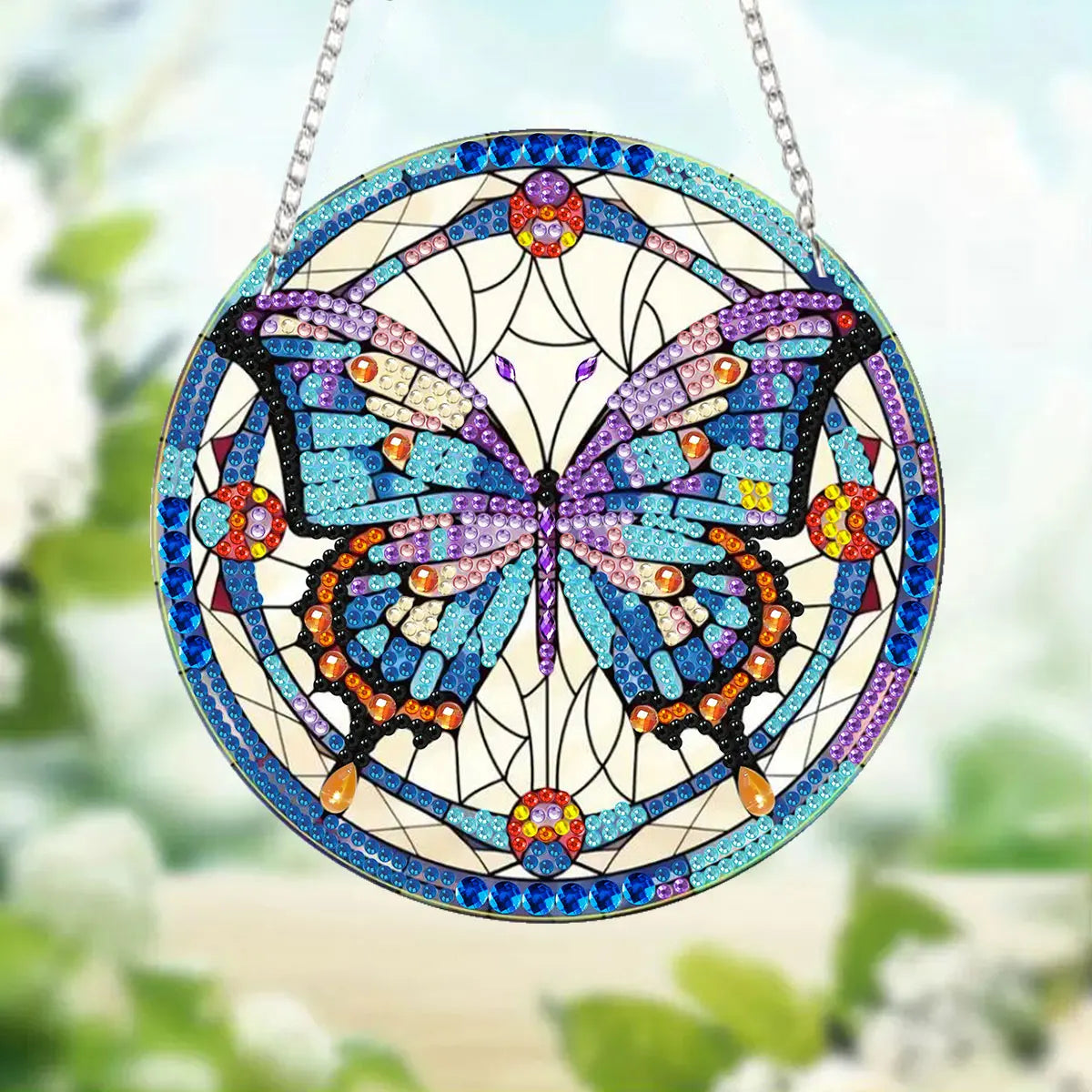 Butterfly Wall Clock | Diamond Painting