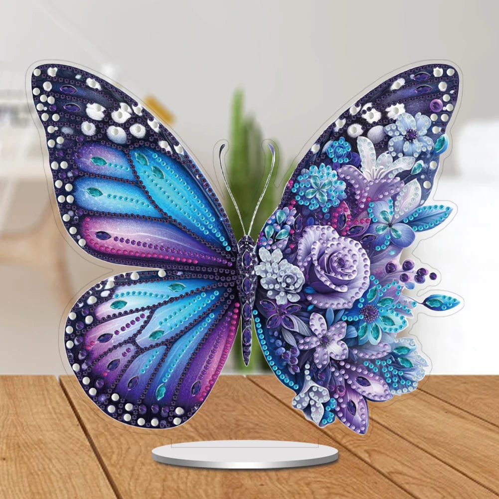 5D Purple Butterfly | Diamond Painting
