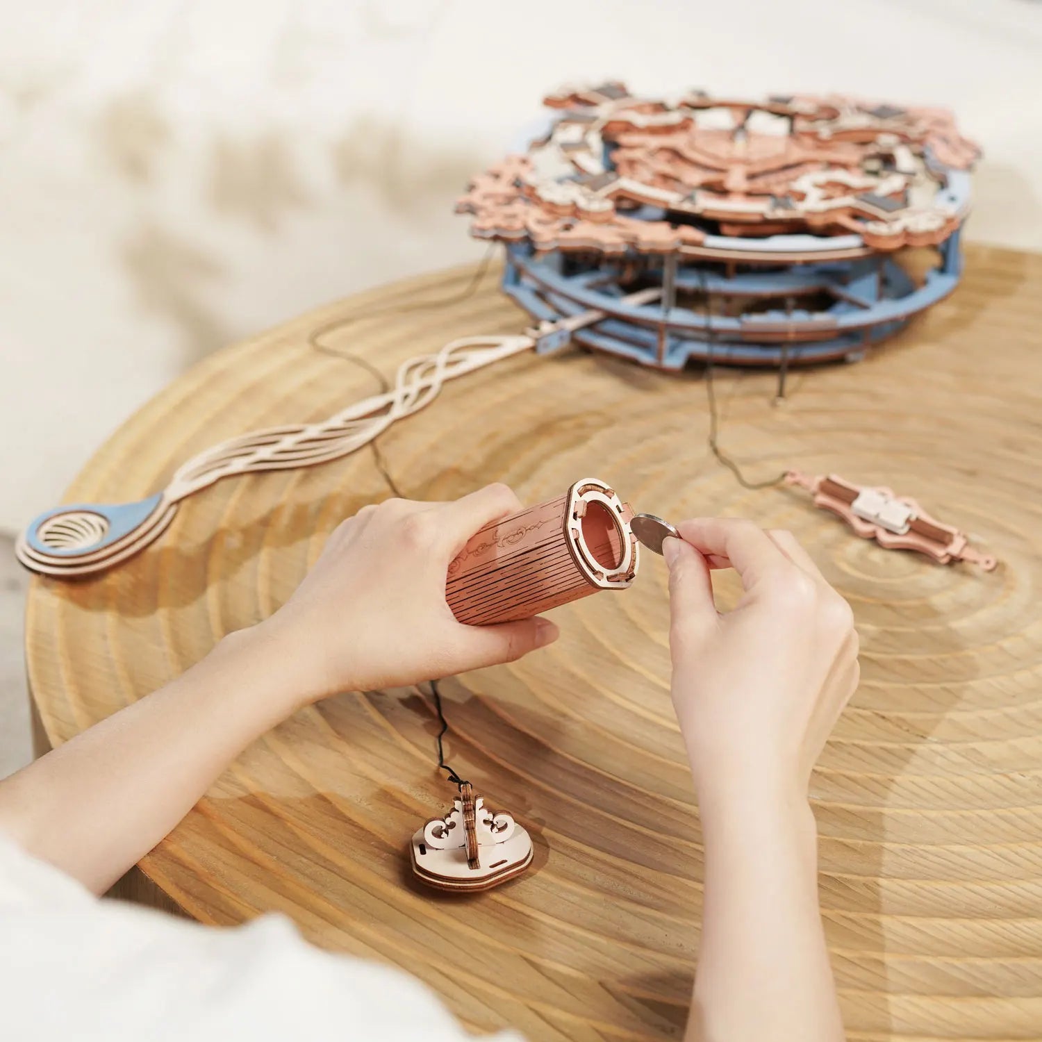 Hinged Clock | Wooden Construction Kits