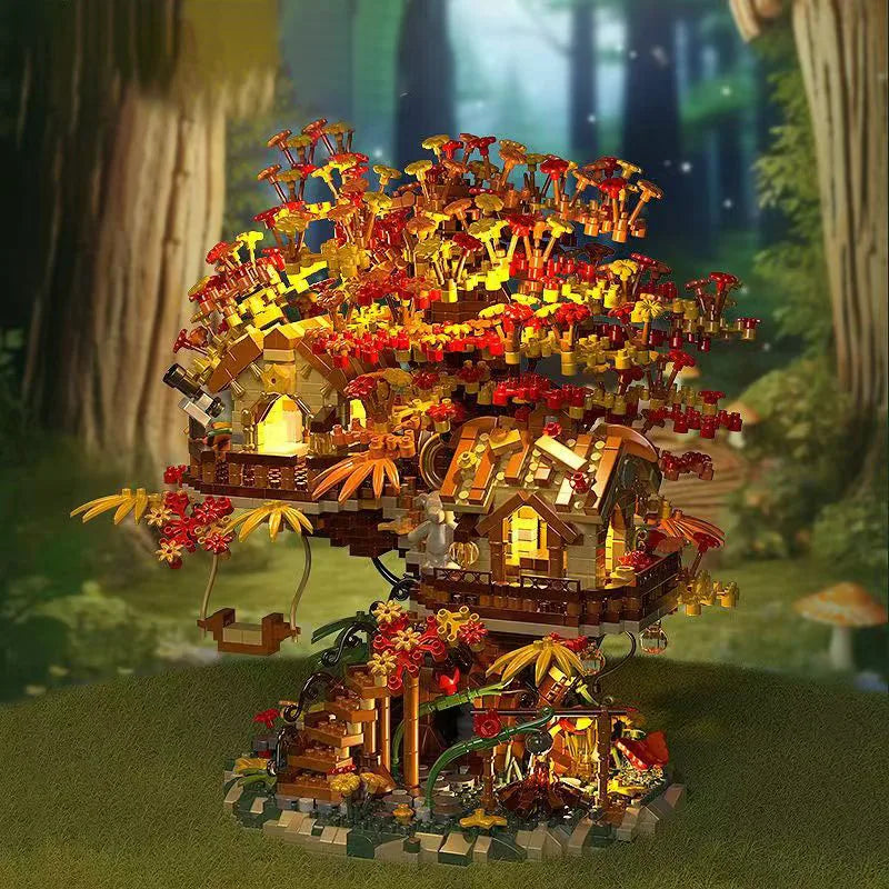 Autumn House with Treehouse | Building Blocks