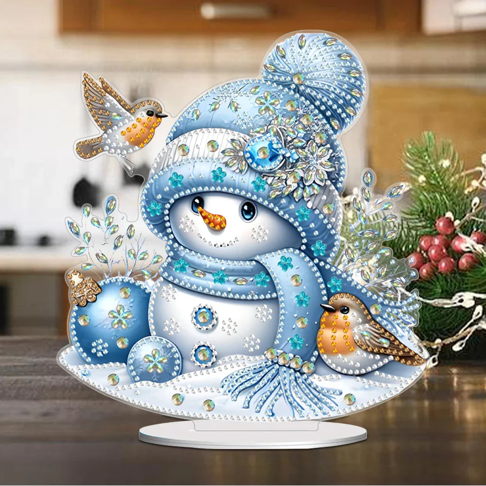 5D Snowman Diamond Painting