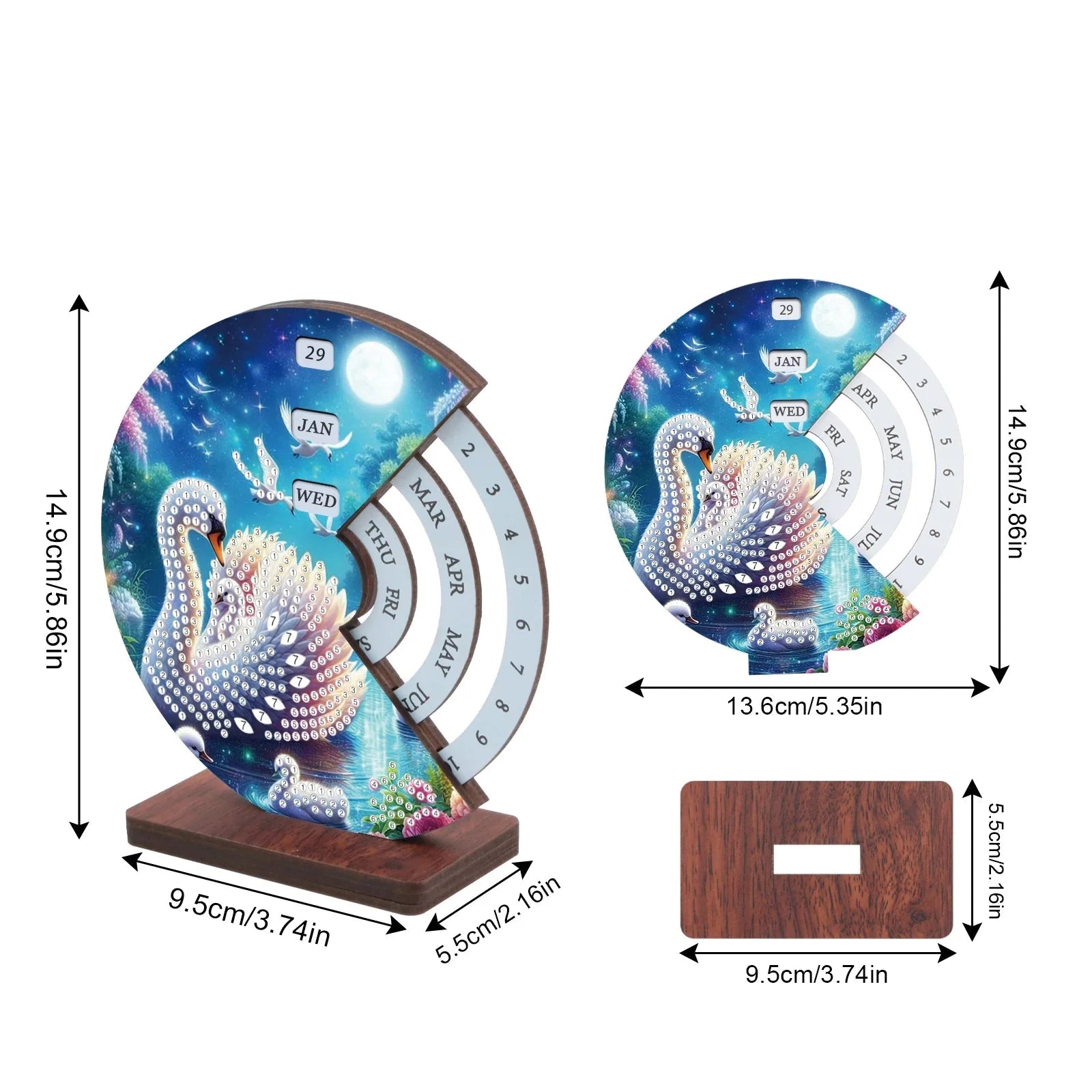 Swan | Calendar | Diamond Painting