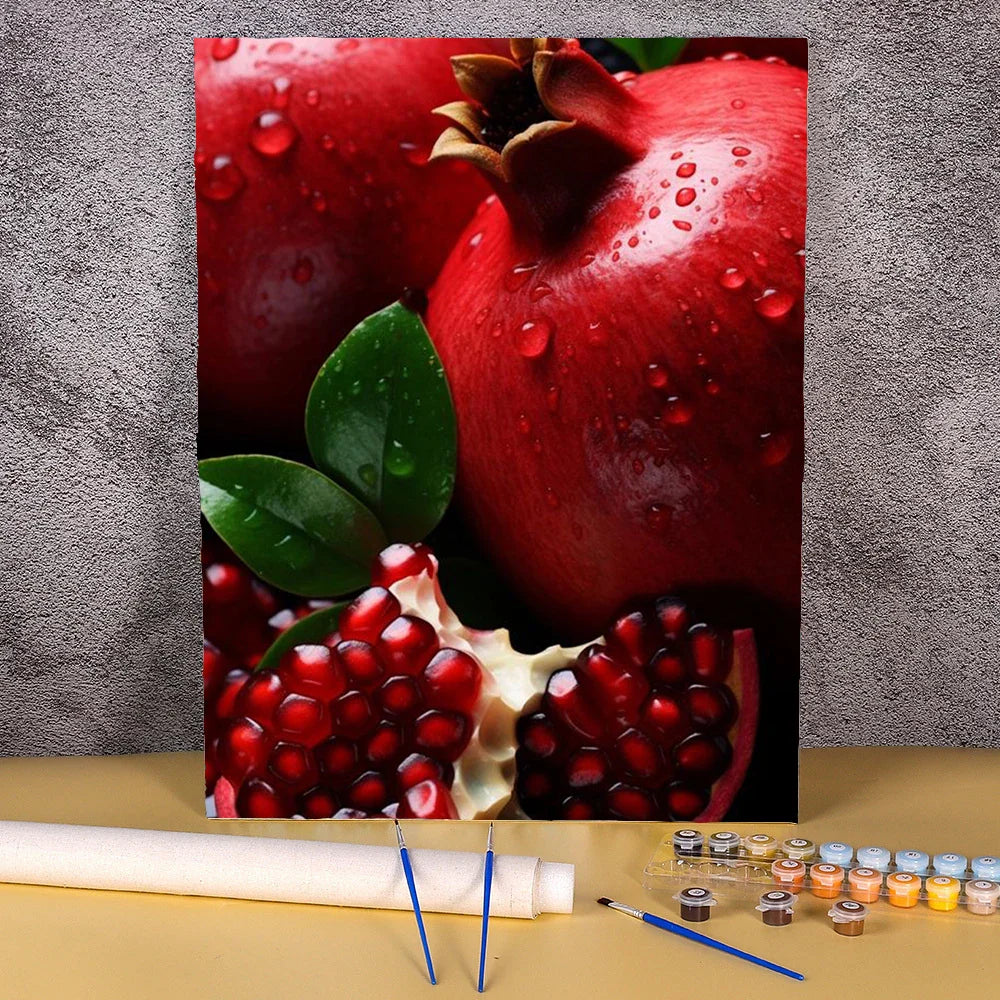Pomegranate | Paint by Numbers