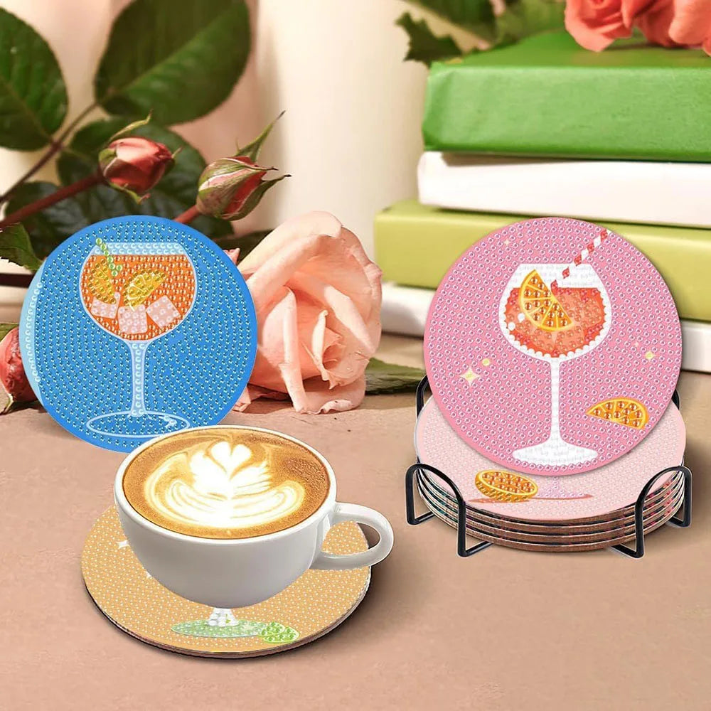 Colorful Cocktail Coasters | Diamond Painting