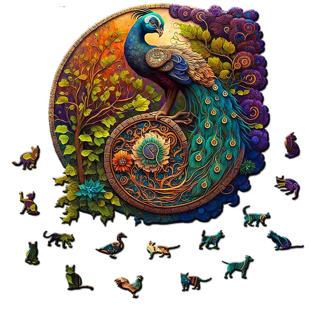 Beautiful Peacock | Wooden Puzzle