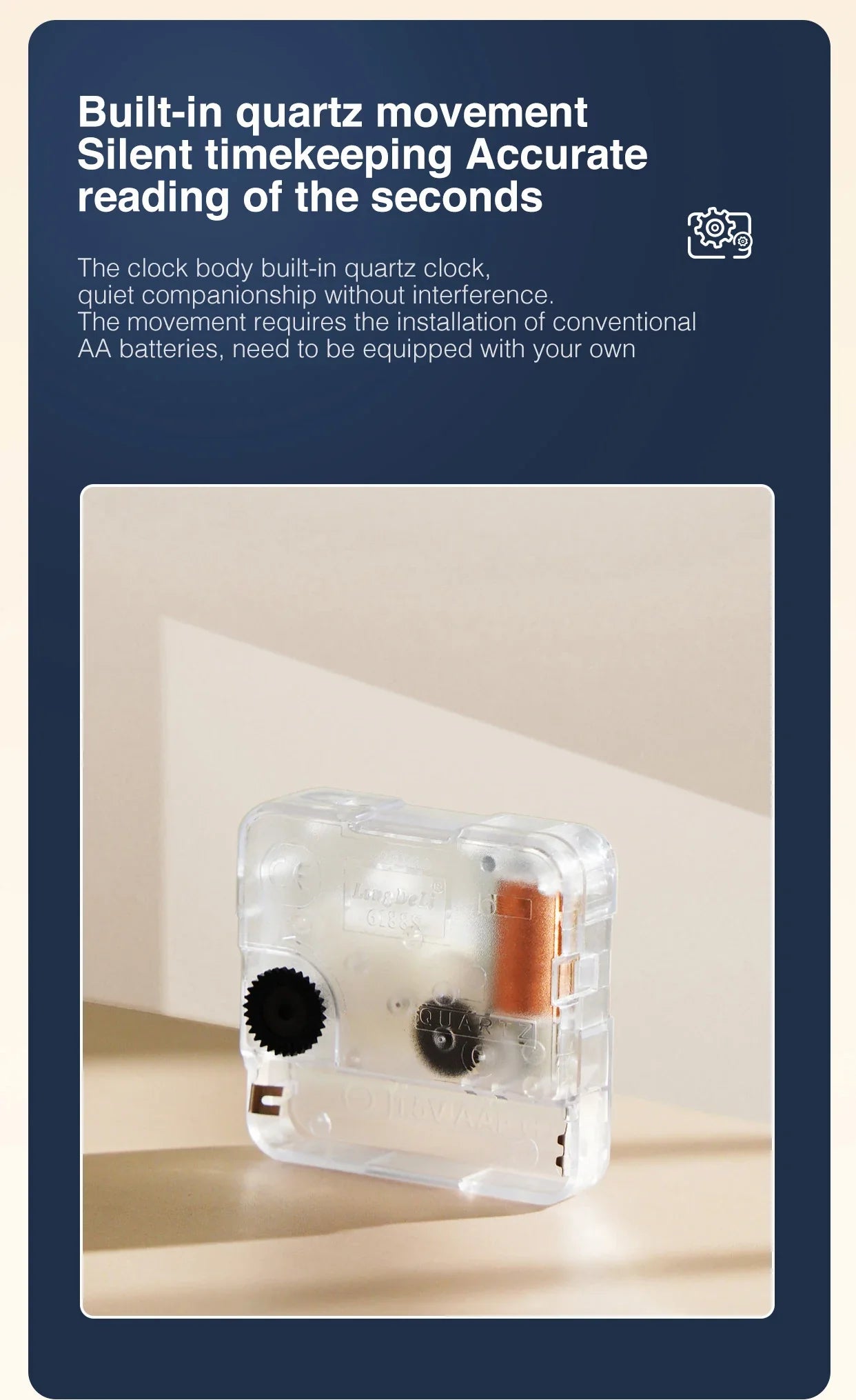 Hinged Clock | Wooden Construction Kits